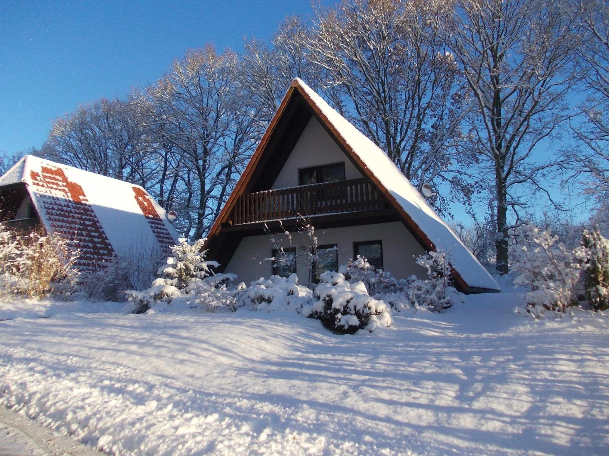 Finnhaeuser Am Vogelpark - Haus Hanni Marlow Exterior foto